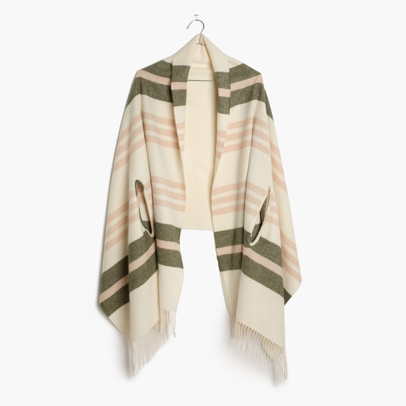 Madewell Accessories - Madewell • Cape Scarf in Valeria Stripe
